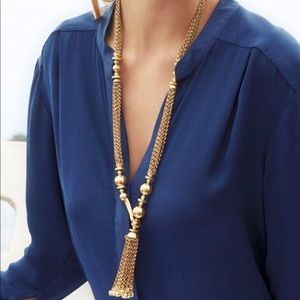 Stella & Dot Bianca Tassel Necklace